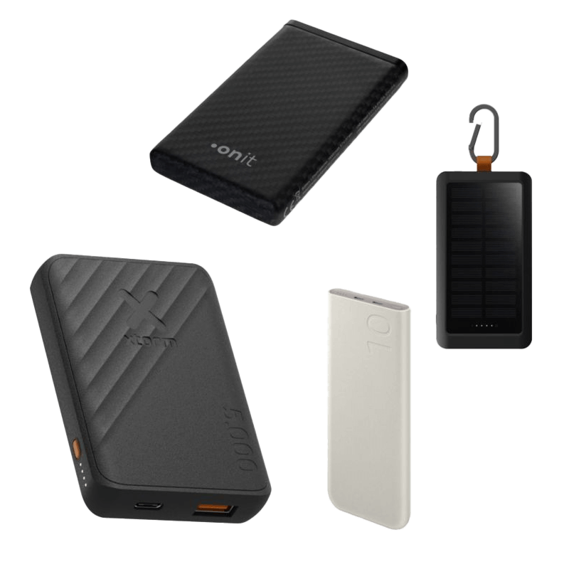 4 Stations de recharge pour téléphones portables, chargeurs & powerbanks